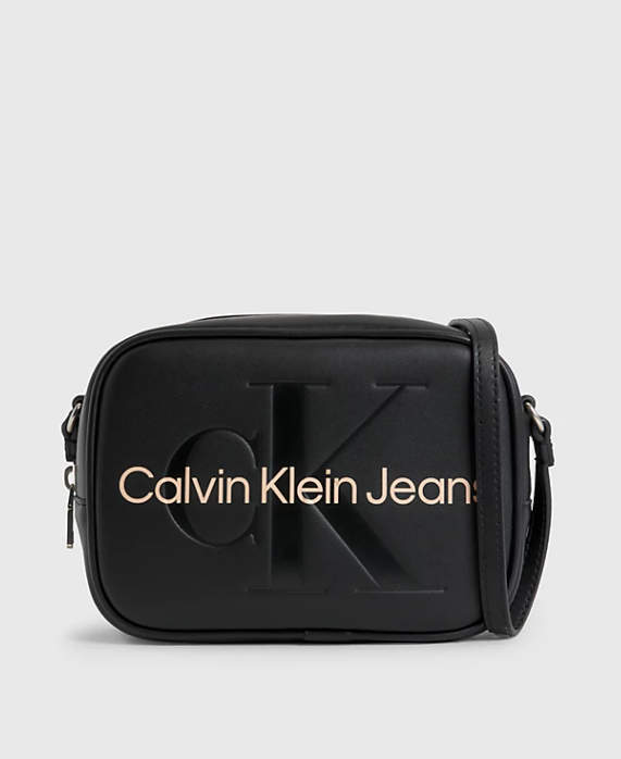 Bandolera Calvin Klein redonda blk letras